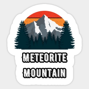 Meteorite Mountain Sticker